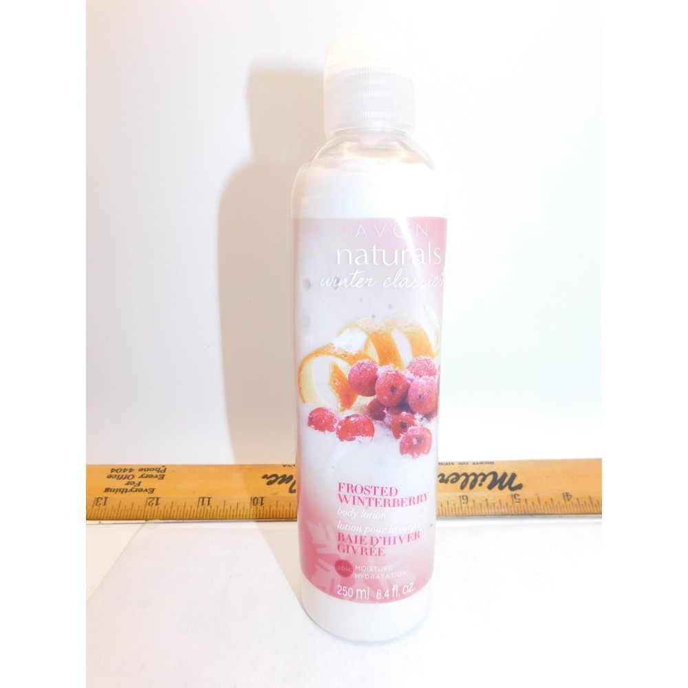 Avon Naturals Winter Classics Frosted Winterberry Body Lotion 8.4oz